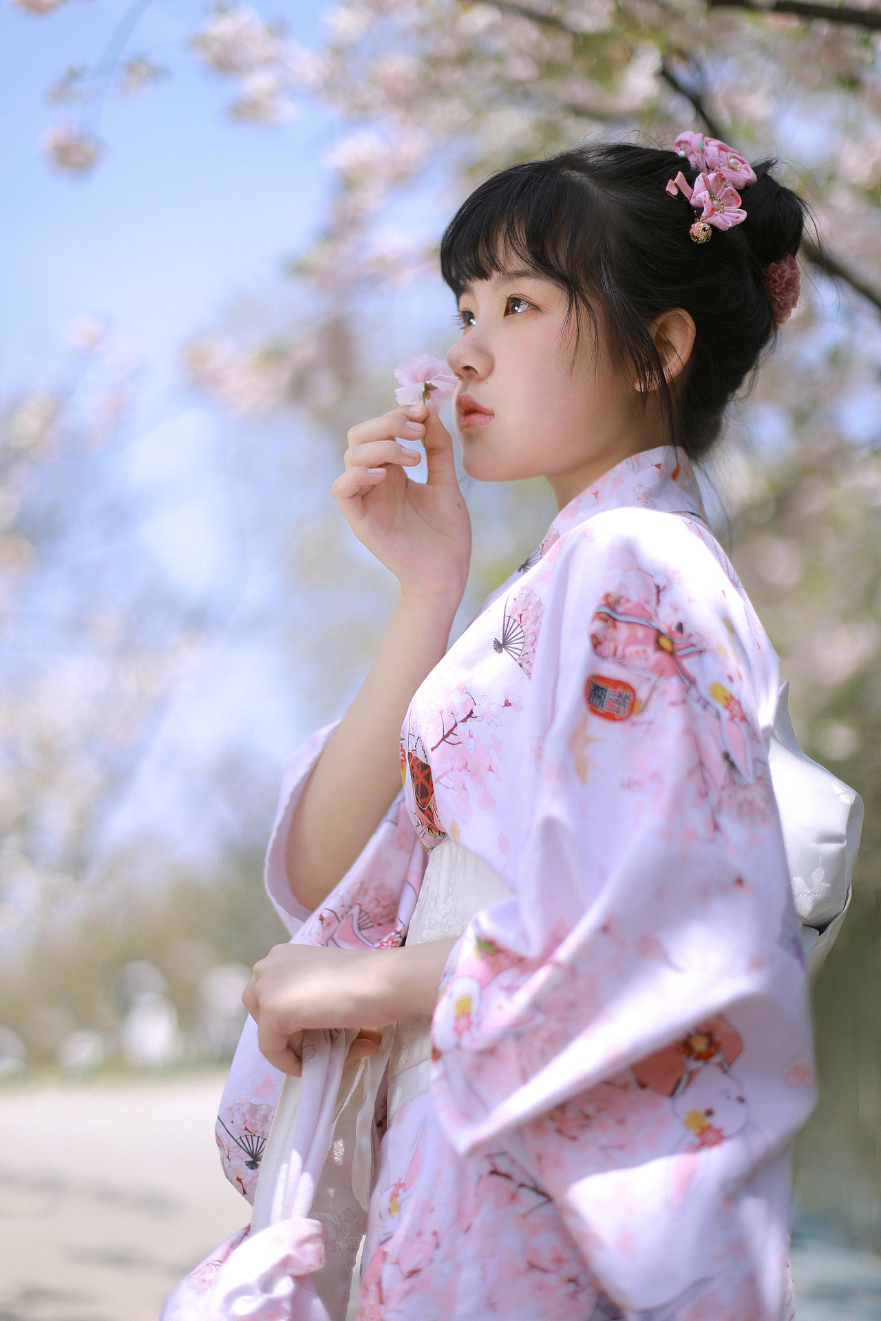 樱花树下（图ZMjUyODAwNTc2） - 人像摄影 - 站酷设计师太阳酱Catnip原创素材 - 站酷ZCOOL