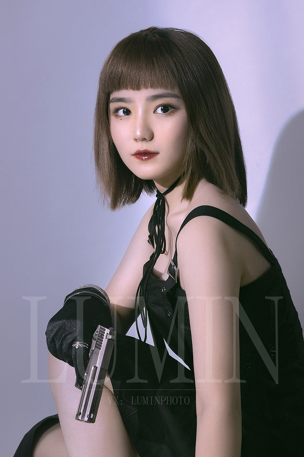 甜酷风写真暗黑深圳女摄个性写真摄影