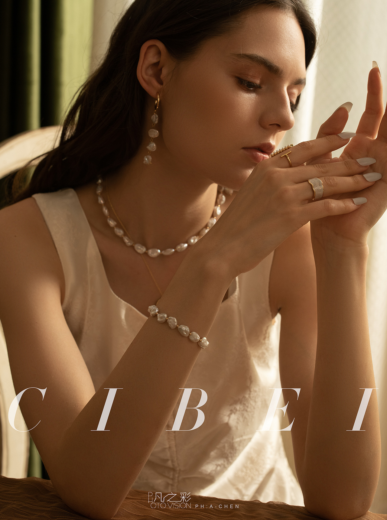 珠宝首饰类人像摄影ins风格饰品模特拍摄案例凡之彩
