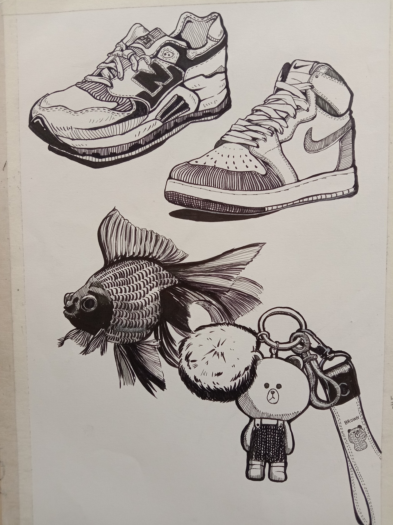 黑白装饰画设计单体