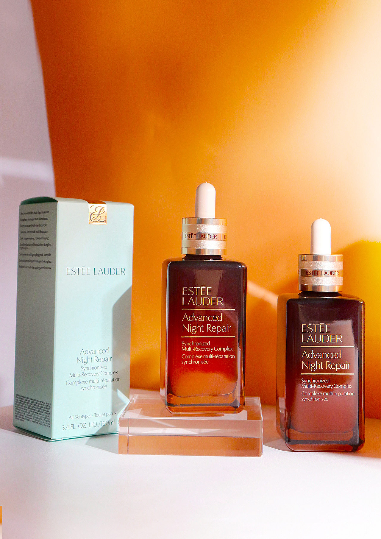 雅诗兰黛小棕瓶拍摄