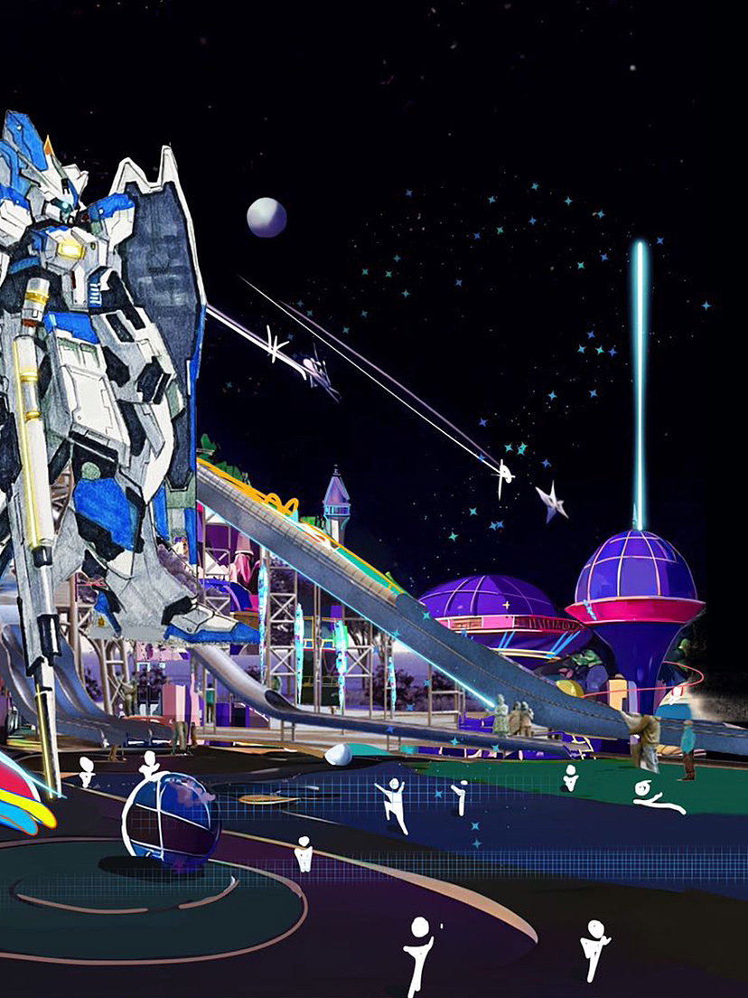 高达无动力乐园（图ZMzU1MTExNTcy） - 景观设计 - 站酷设计师cc乐园故事原创素材 - 站酷ZCOOL