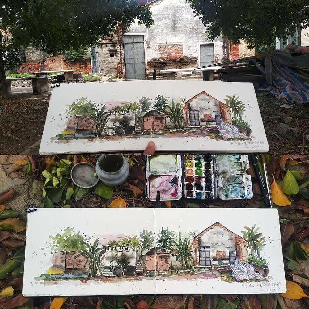 阿丘2018年绘画写生作品记录（图ZMTQwODUyNjY0） - 绘画 - 站酷设计师画画的陈一丘原创素材 - 站酷ZCOOL