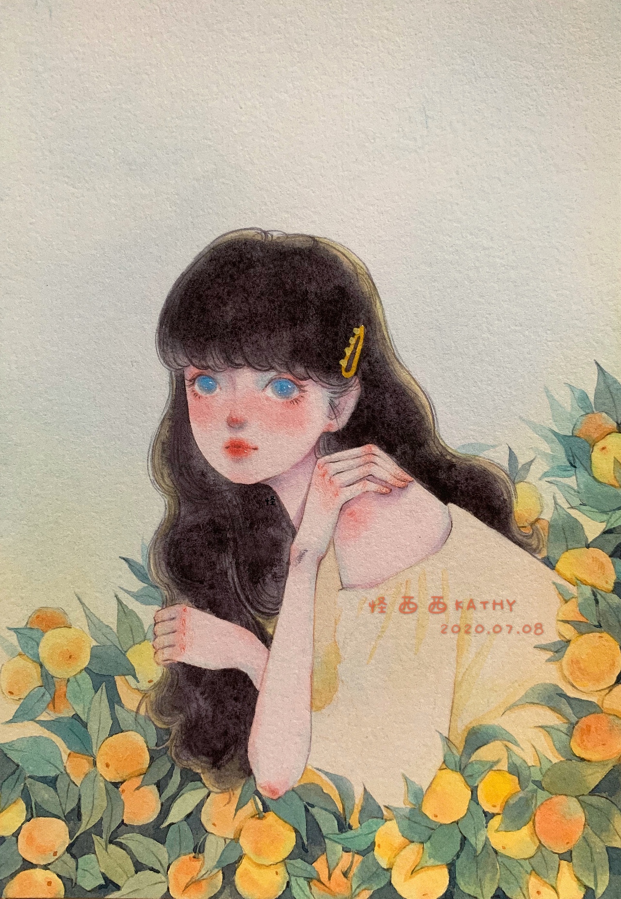 橘子香水（图ZMjIyODA3MTA4） - 商业插画 - 站酷设计师小西Kathy原创素材 - 站酷ZCOOL