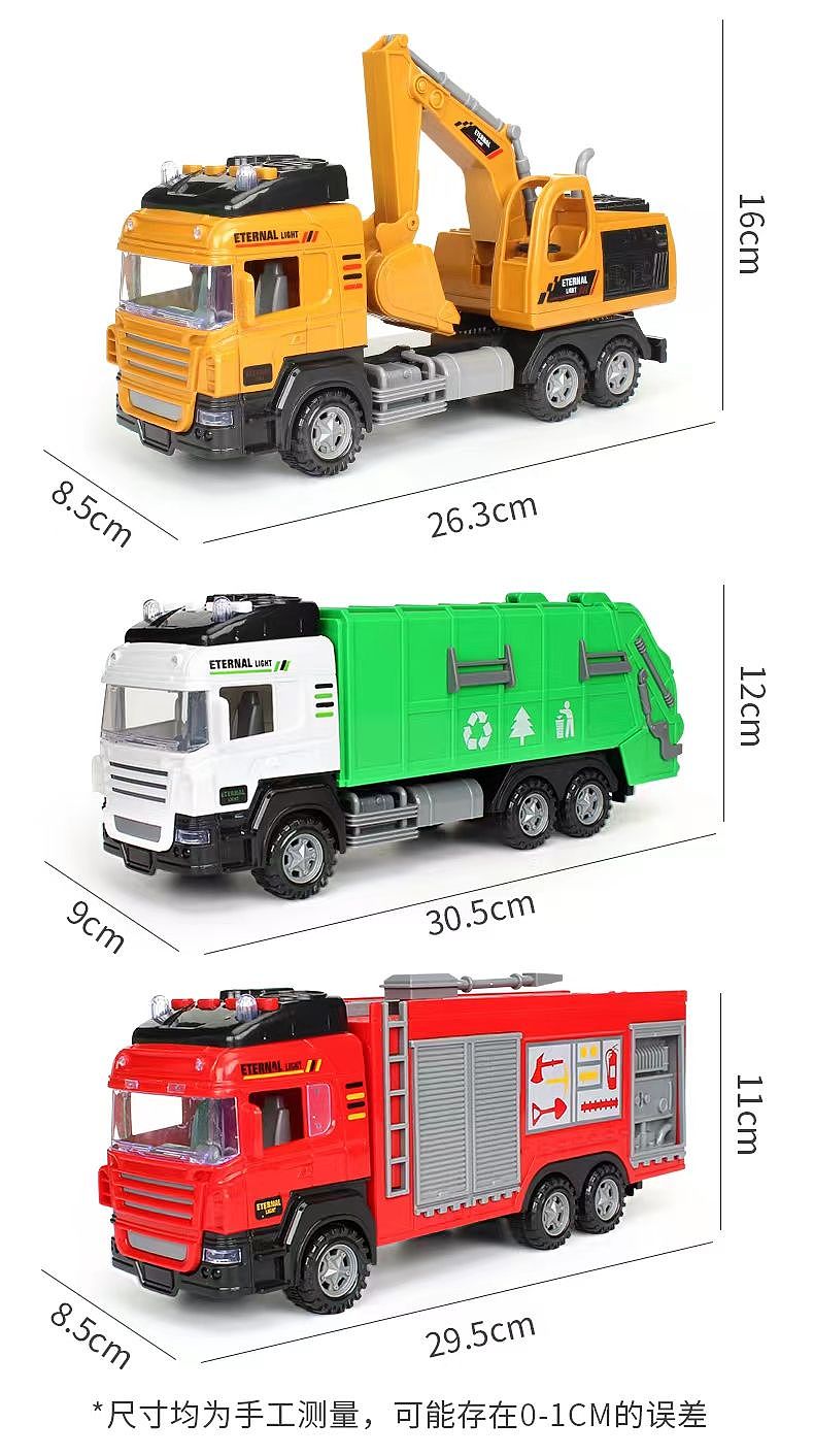 玩具电商图,工程车玩具详情页