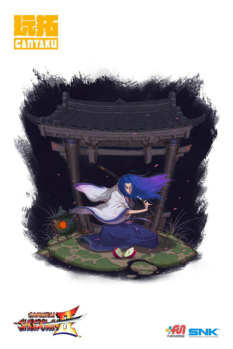 玩拓GANTAKU侍魂2橘右京手办概念图公布