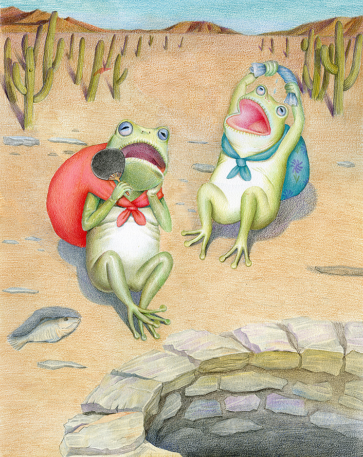 《伊索寓言 》精装彩色插图全集40幅插画创作