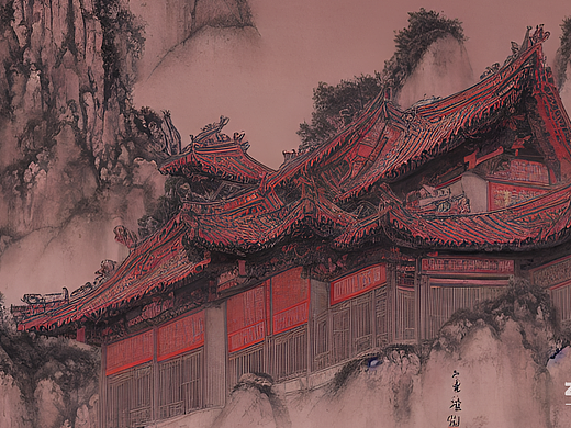 ai创作实验室#中国古代宫廷建筑,zhong62guo62long