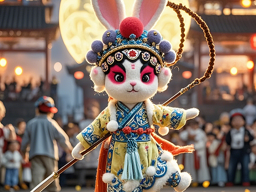 中秋节花旦小兔