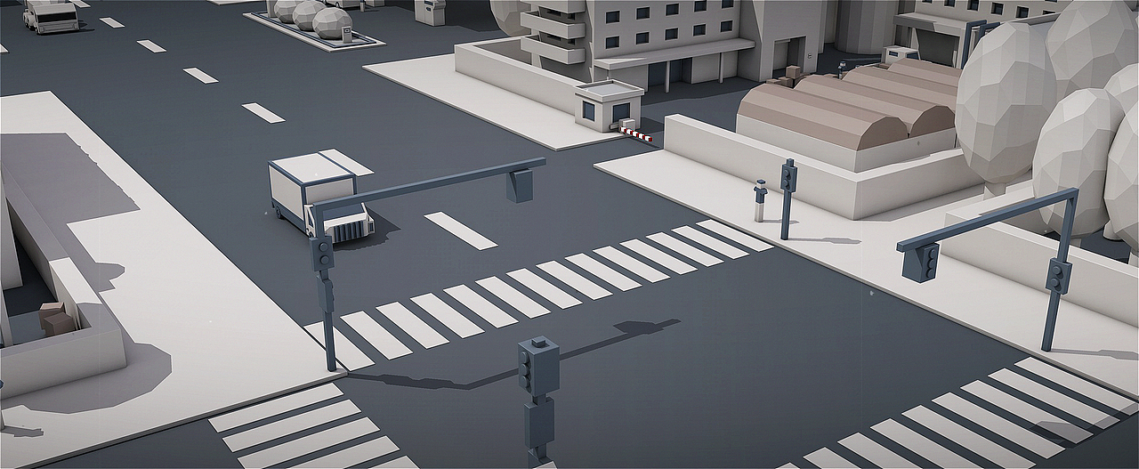 Low-Poly-扁平化-（临摹）卡通城市-大场景（图ZMzg2NzI1NDQ=） - 机械/交通 - 站酷设计师Alpha一antia原创素材 - 站酷ZCOOL