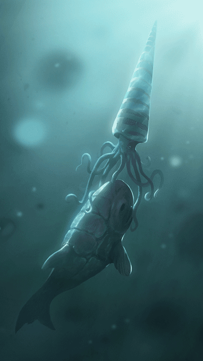 泥盆纪和奥陶纪（图ZODM4MTg1NjQ=） - 艺术插画 - 站酷设计师黑策策原创素材 - 站酷ZCOOL