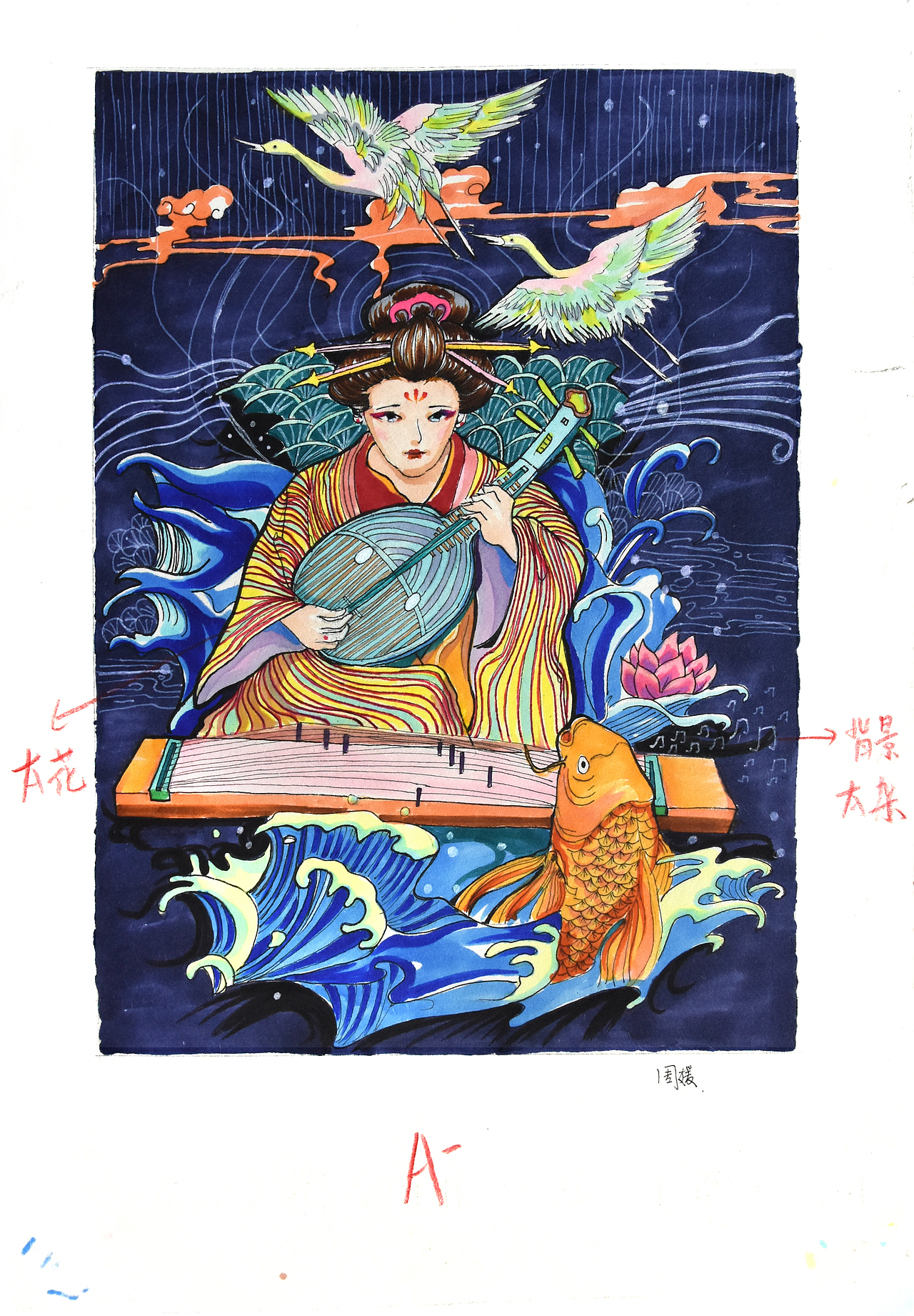 视觉传达设计手绘作品黑白装饰画手绘作品海报手绘作品（图ZMTM2MjIxMjQw） - 海报 - 站酷设计师汉武手绘原创素材 - 站酷ZCOOL