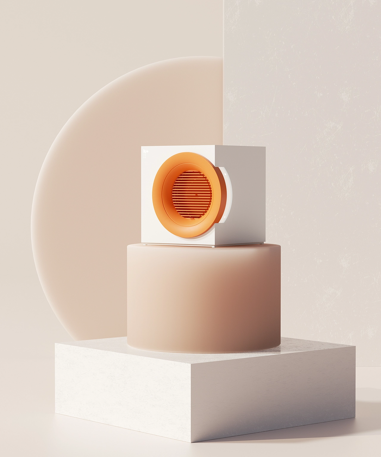 iu+ White Moonlight 可调节雾化暖风机器