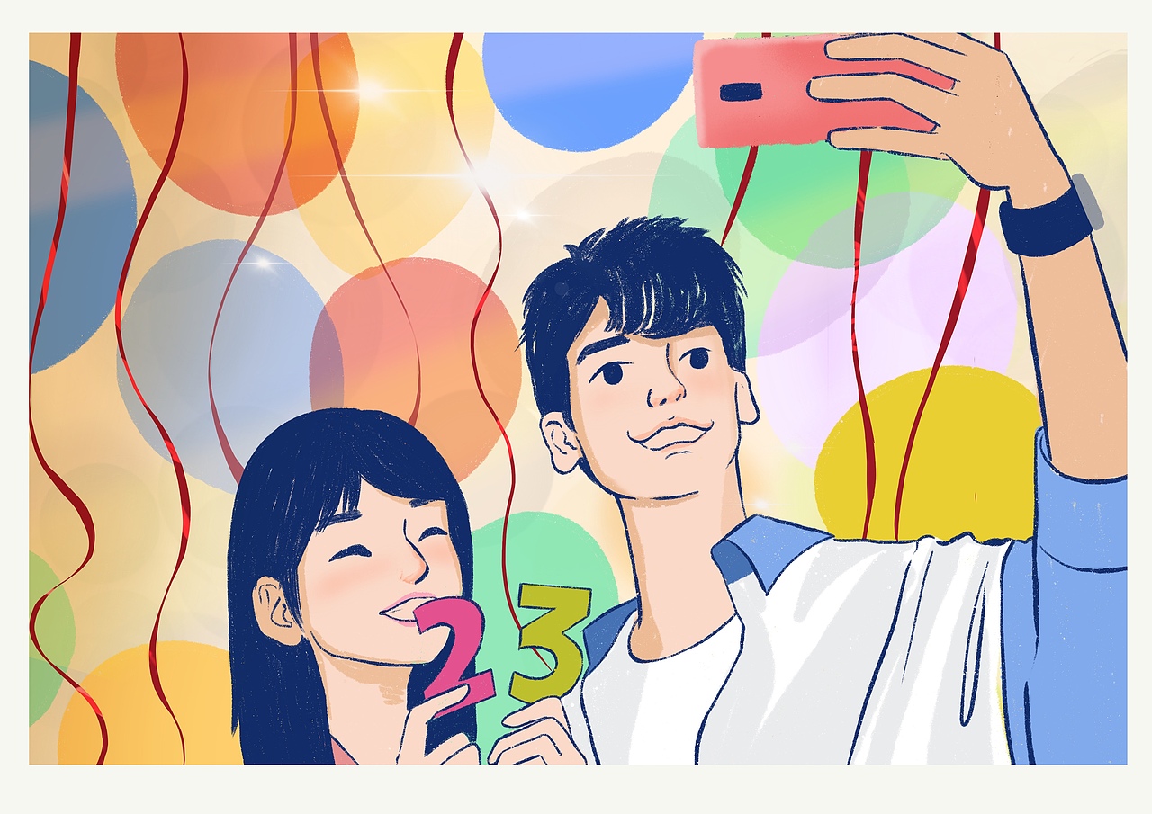 《想见你》系列（图ZMjc0ODM5NzYw） - 创作习作 - 站酷设计师莱妮咔咔原创素材 - 站酷ZCOOL
