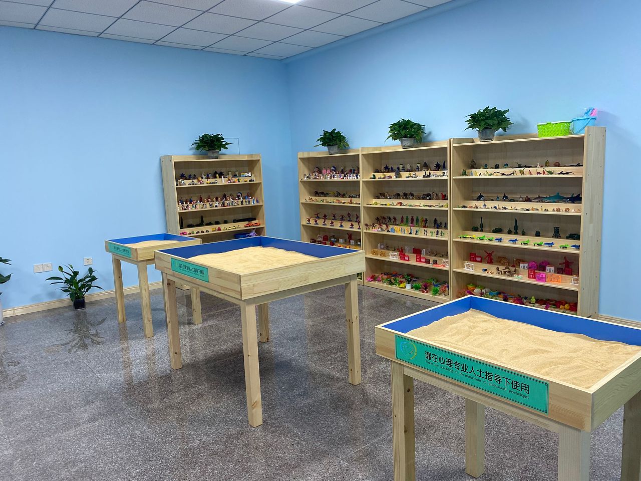 社会心理服务体系建设心理健康中心和心理沙盘摄影