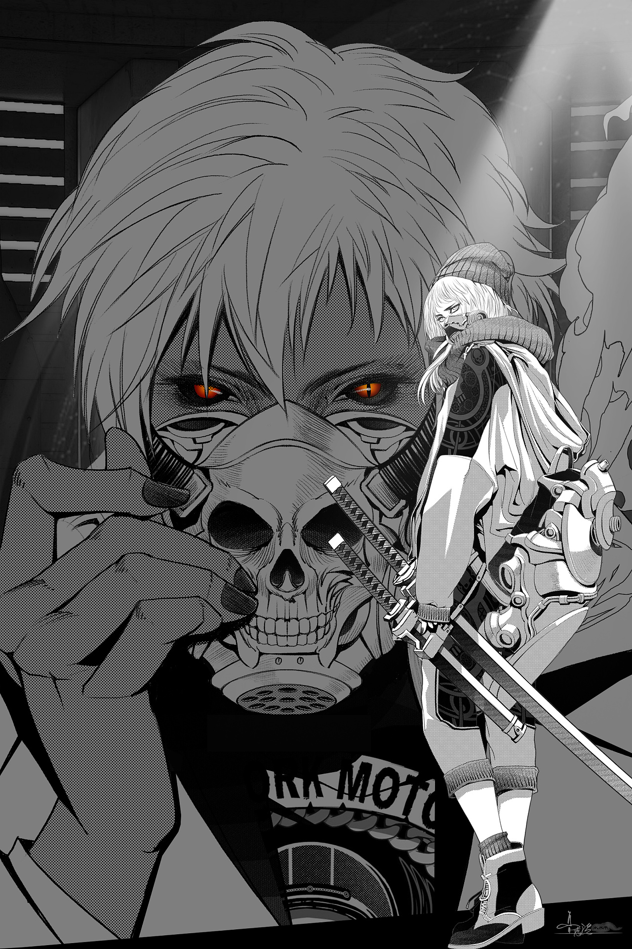 抗毒双刀小太妹