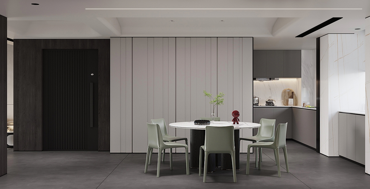 现代极简客餐厅