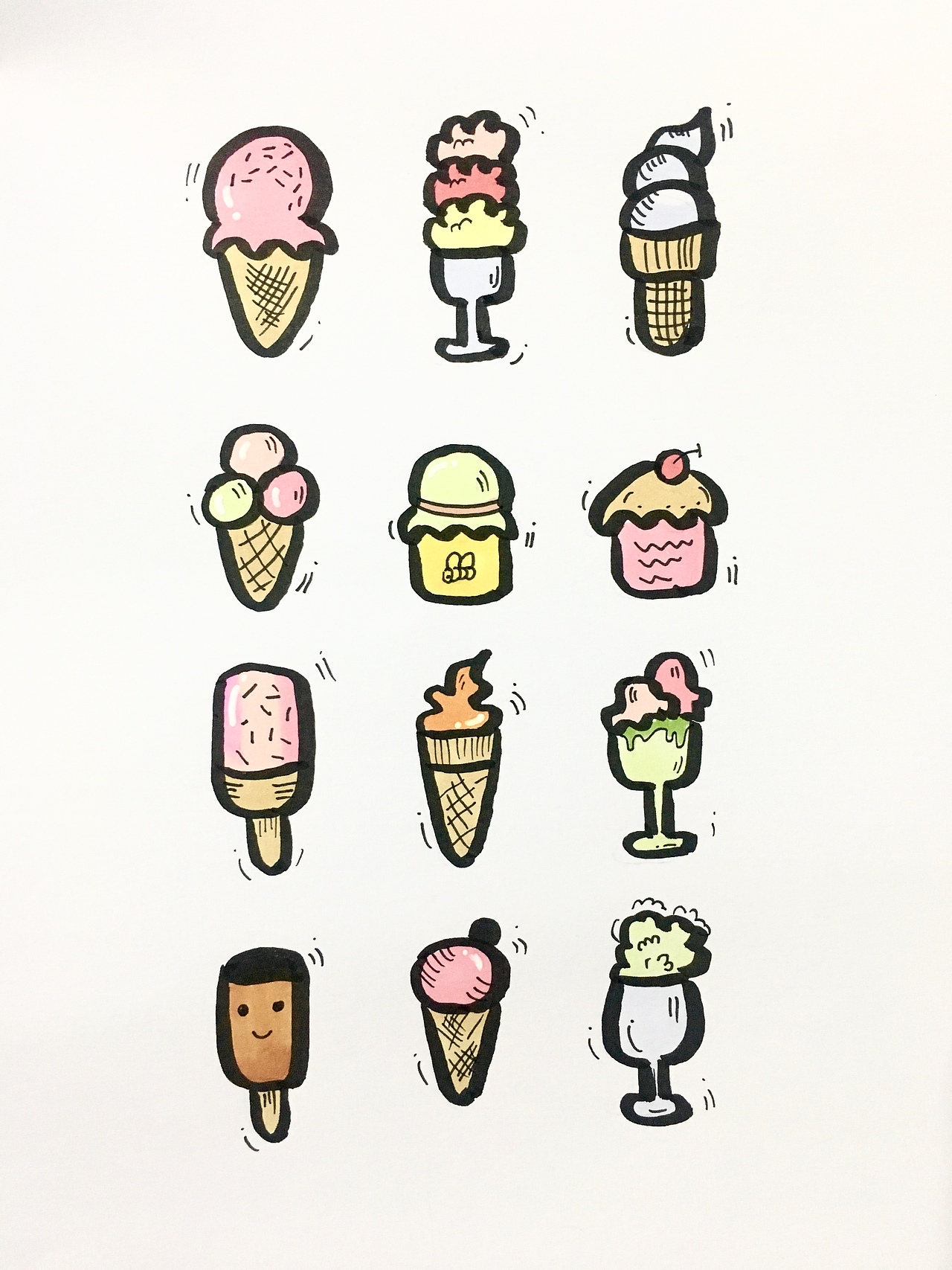 简笔画（图ZMTI0ODYxMTc2） - 艺术插画 - 站酷设计师Jacinthe盛原创素材 - 站酷ZCOOL