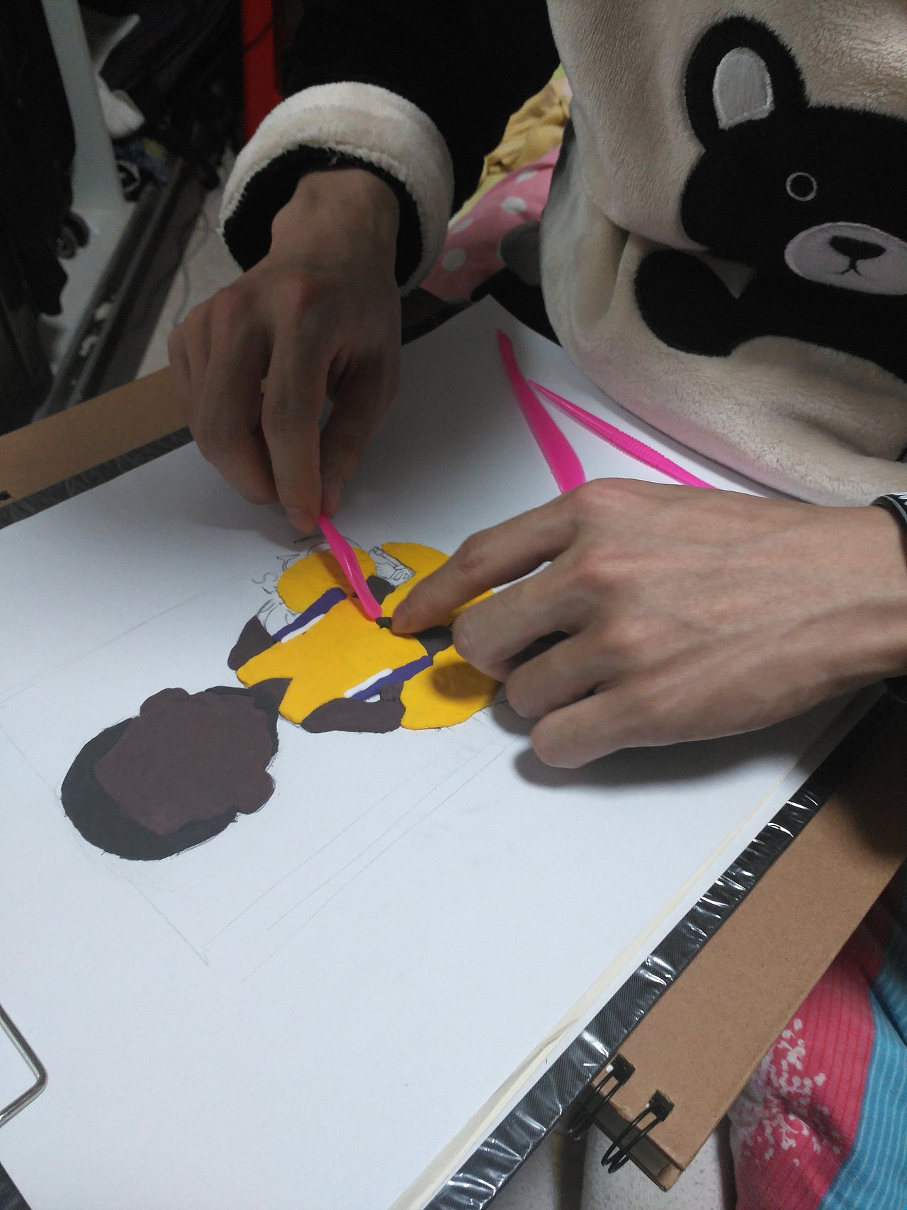 老公的畫---《老婆大人漫畫系列》（圖ZMTAxNzM1OTAw） - 單幅漫畫 - 站酷設(shè)計師pxlart原創(chuàng)素材 - 站酷ZCOOL