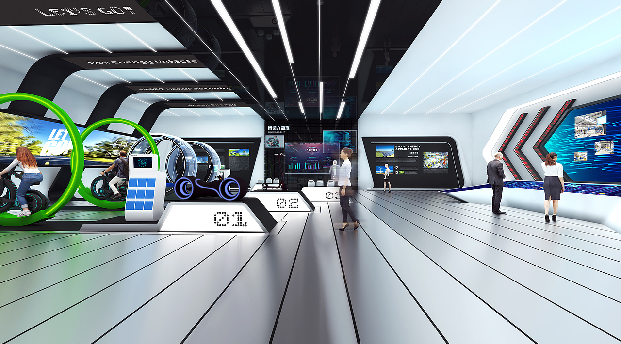 智慧工厂展厅|空间|展陈设计|安design89_原创作品-站酷zcool