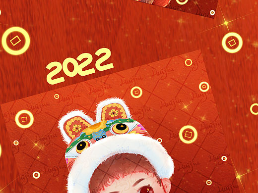 2022虎年大吉（个人主页-ZNTcyNjc4OTY=） - 创作习作 - 站酷设计师绘久原创素材 - 站酷ZCOOL