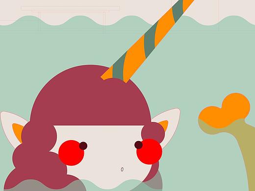 原创插画《海怪精灵》