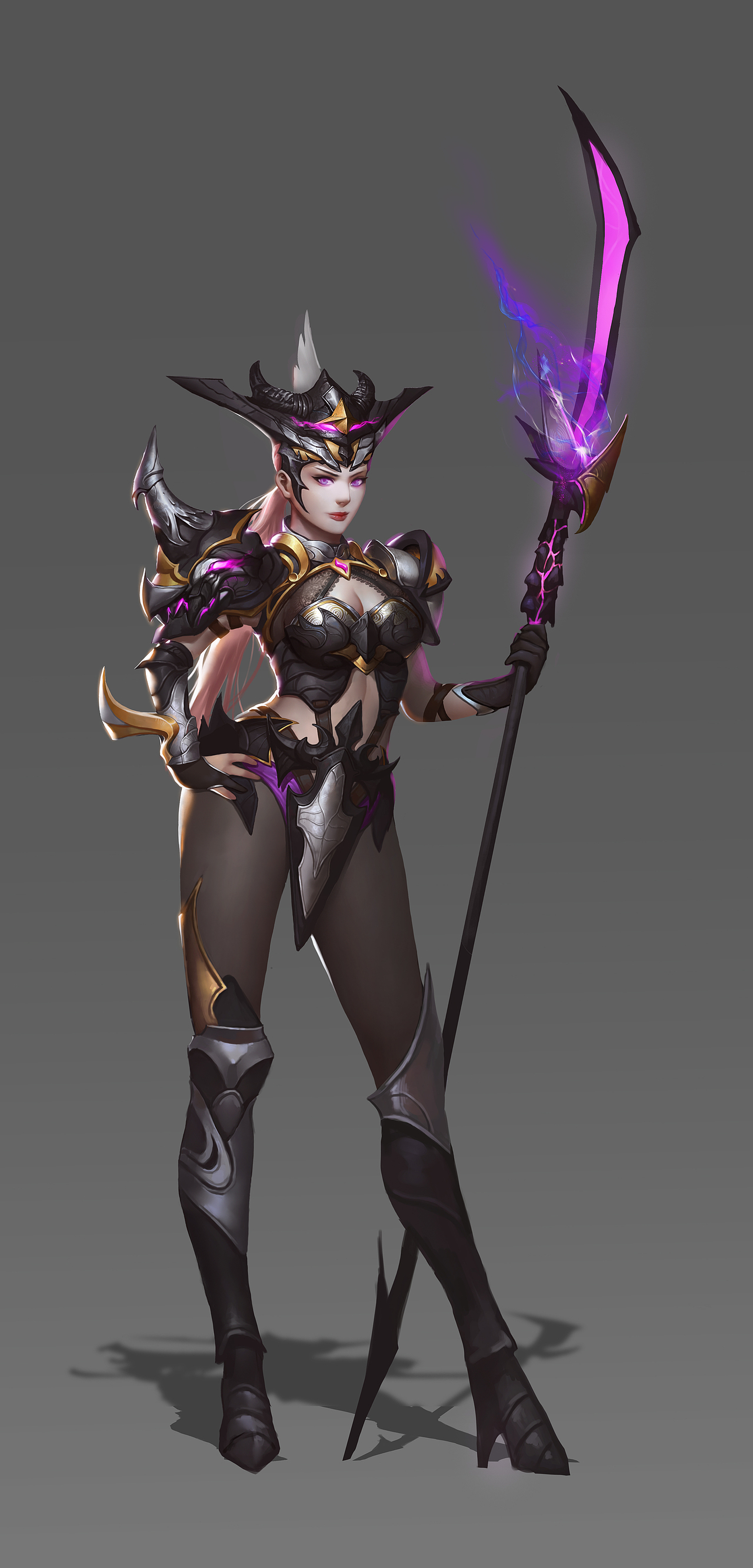 女武神|插画|游戏原画|驼太郎_原创作品-站酷zcool