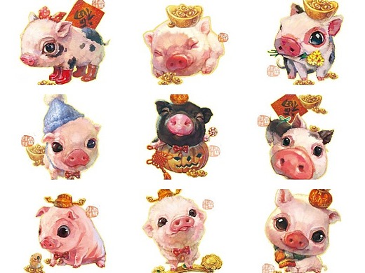 猪猪过年~生肖猪