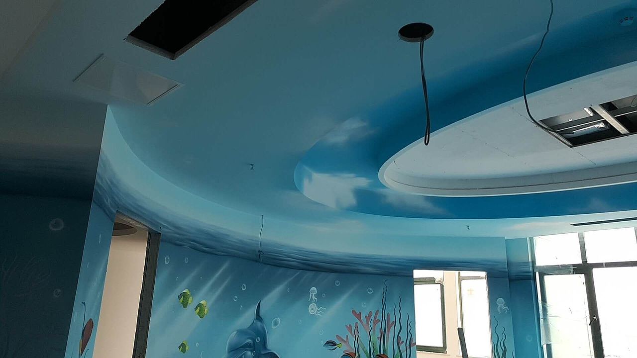 医院·海洋主题·墙绘（图ZMTE5MTg0NDU2） - 新锐潮流插画 - 站酷设计师丁非凡原创素材 - 站酷ZCOOL