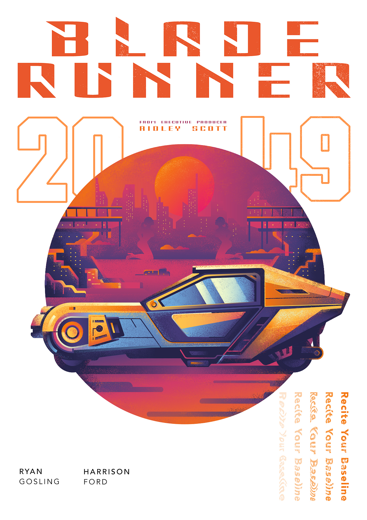 Blade Runner 2049 海报设计