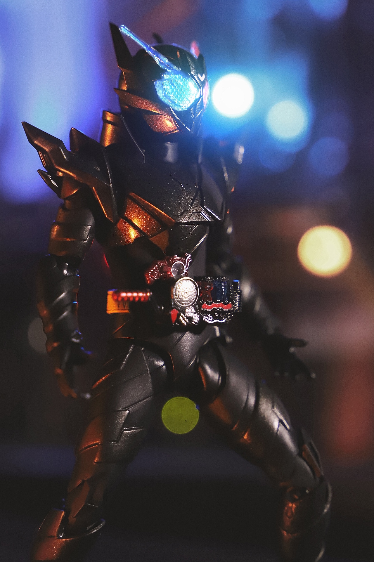 假面骑士手办拍摄