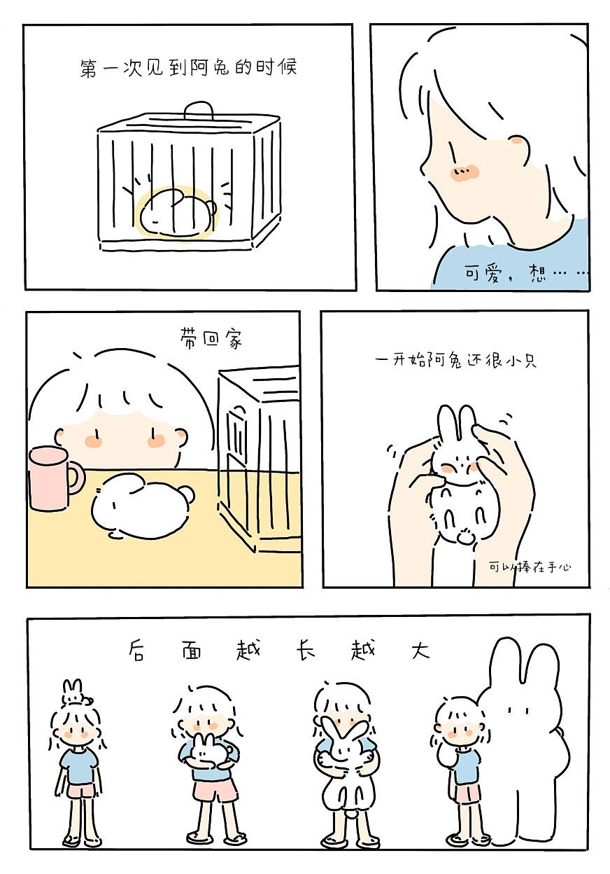 原创大白兔《阿兔阿兔》（图ZMjI1OTY3MDQw） - 绘本 - 站酷设计师高呼吾名黑音原创素材 - 站酷ZCOOL