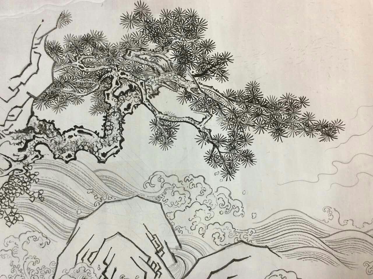 山西高平炎帝陵炎帝大殿主体泥墙传统壁画二（图ZNzIxNTgxMDg=） - 绘画 - 站酷设计师大光明王原创素材 - 站酷ZCOOL