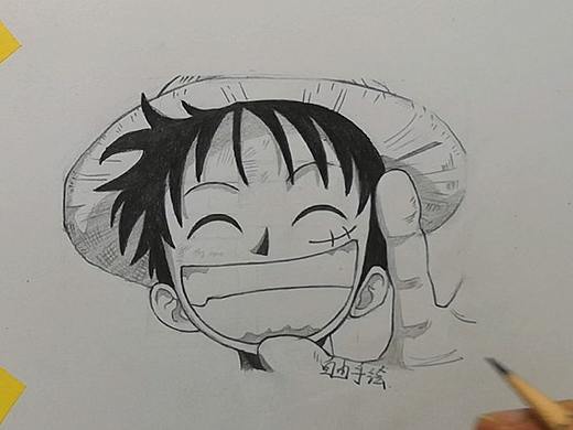 【教程】如何画出海贼王一样的男人，从眼睛开始