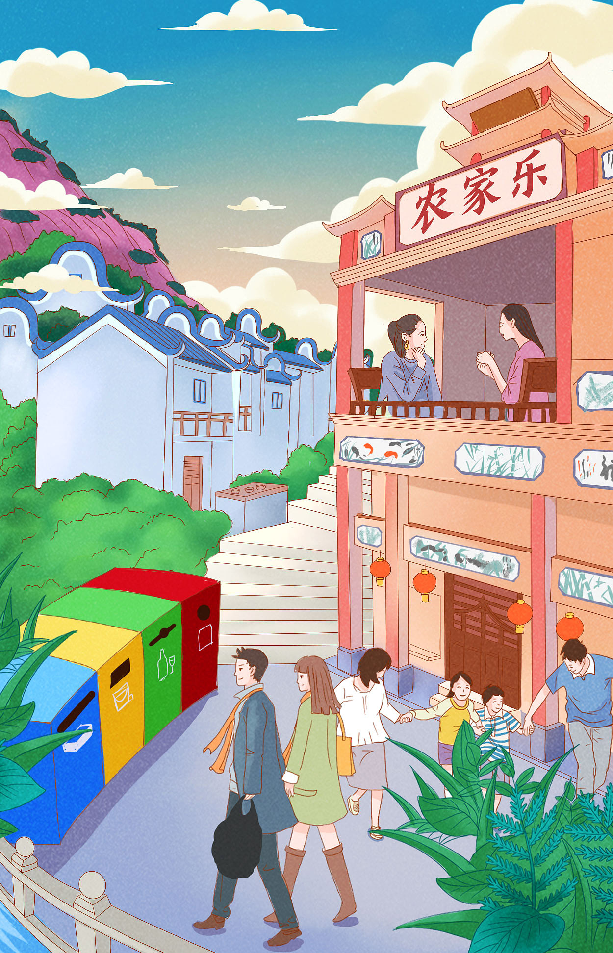 圆梦小康纪念画册|插画|商业插画|rljoy_原创作品-站酷(zcool)