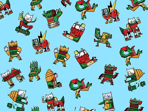 怪诞像素玩具俱乐部