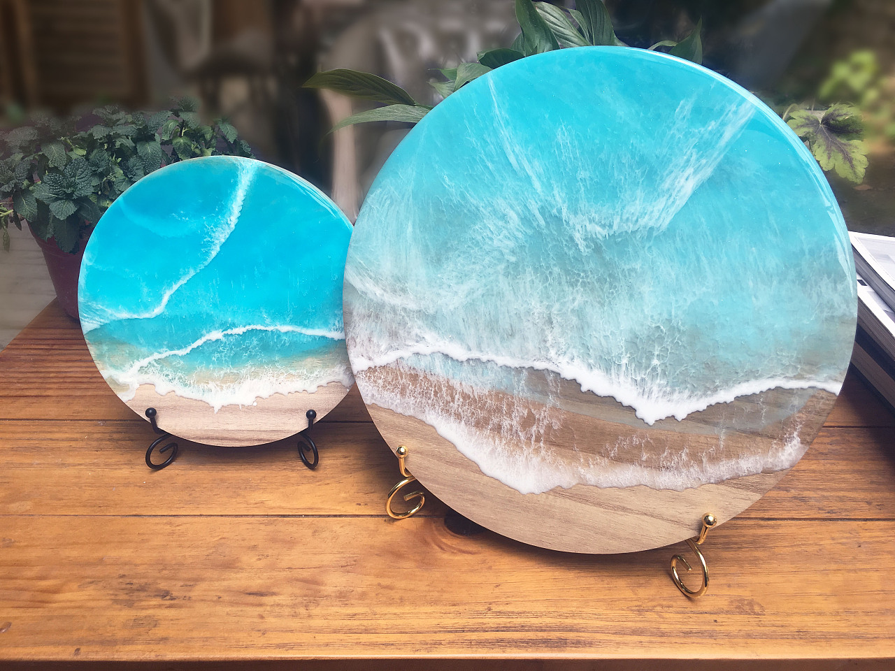 树脂流体海浪效果