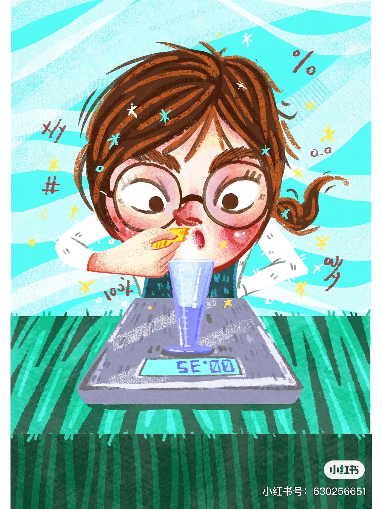 我的奶茶日常二（图ZMTkxMTE3MzYw） - 艺术插画 - 站酷设计师middlezhen原创素材 - 站酷ZCOOL