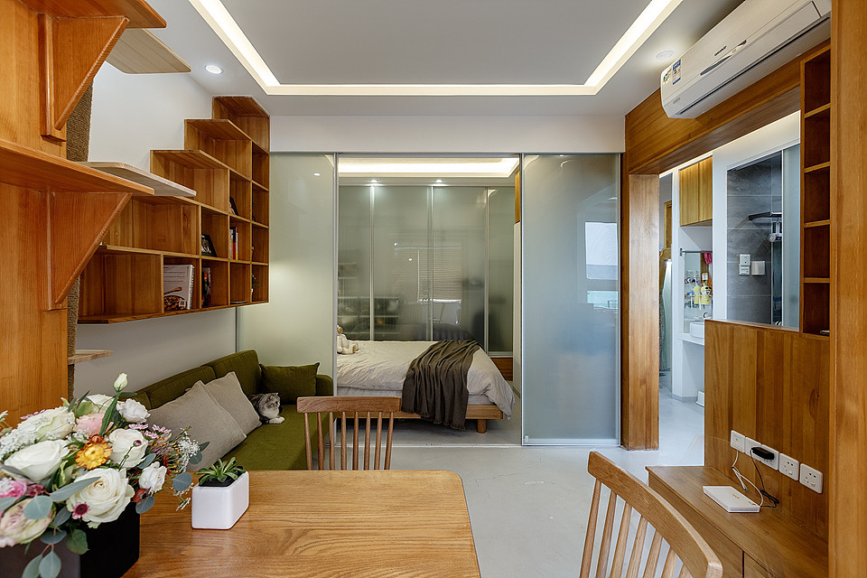 28平米，改成两室一厅（图ZMTE0Njk2NTQ4） - 家装设计 - 站酷设计师罗秀达原创素材 - 站酷ZCOOL