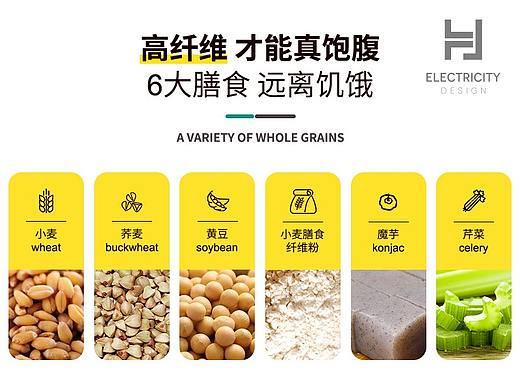 网红代餐减肥饼干详情页