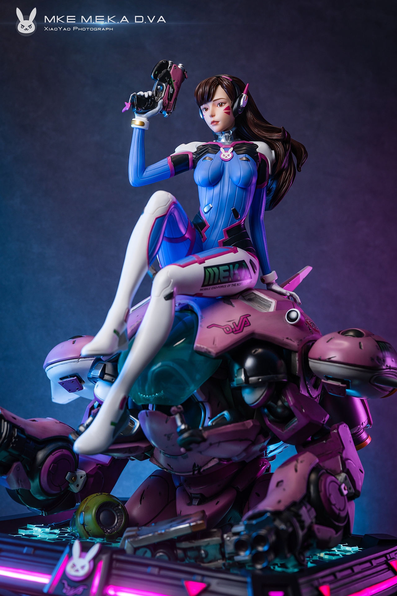 同游戏少女dva雕像摄影|摄影|产品摄影|一个半 - 原创作品 - 站酷