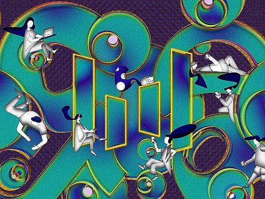 字節(jié)跳動(dòng)-激發(fā)創(chuàng)造 點(diǎn)亮生活（個(gè)人主頁-ZNDc1MzE5NzI=） - 海報(bào) - 站酷設(shè)計(jì)師拾陸LeeO原創(chuàng)素材 - 站酷ZCOOL