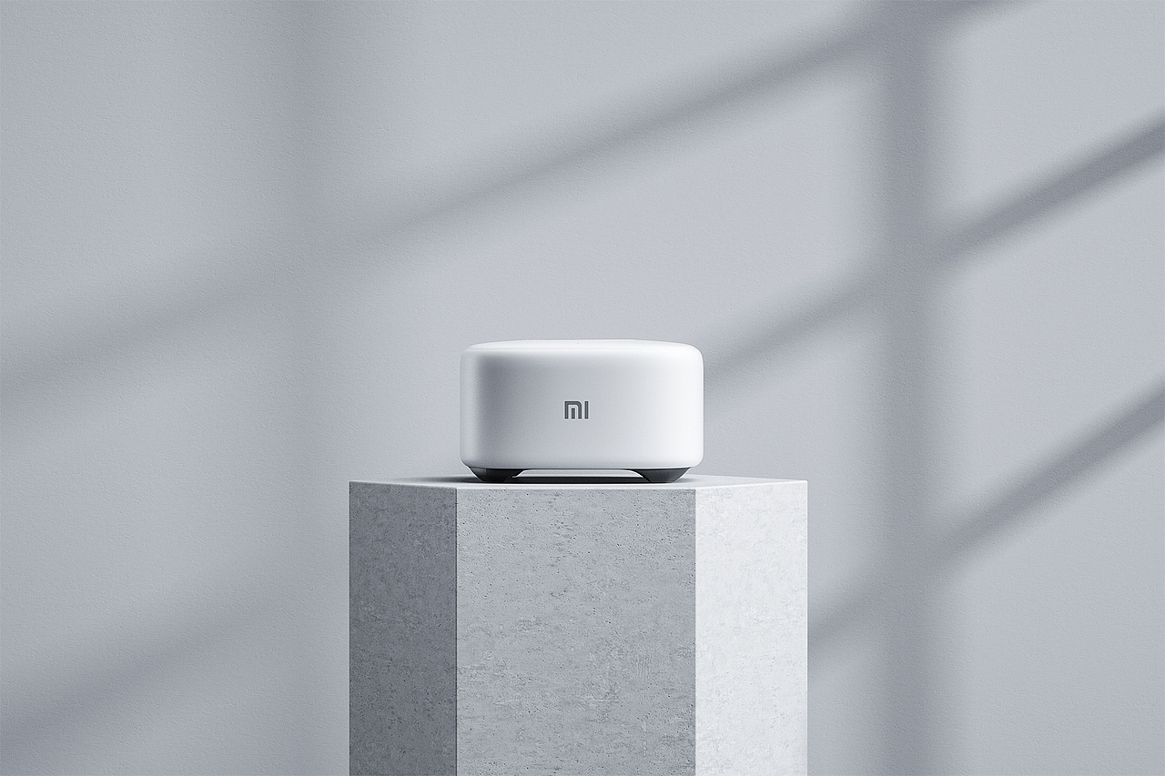 小米音箱渲染 音箱渲染 产品渲染 mini音箱渲染