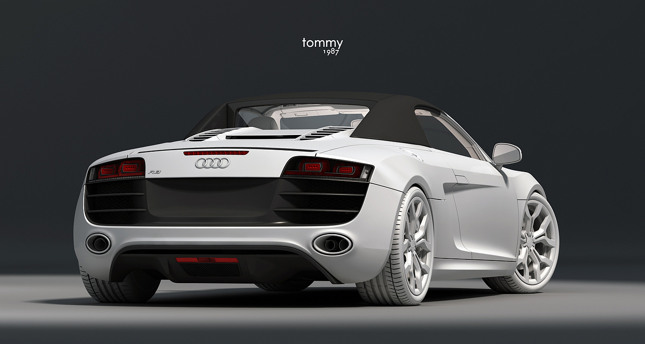 Audi-R8 V10 5.2 FSI quattro Audi R8 Spyder 5.2&n(图ZNjQwODcyNA==) - 机械/交通 - 站酷设计师Tommy_林冲原创素材 - 站酷ZCOOL