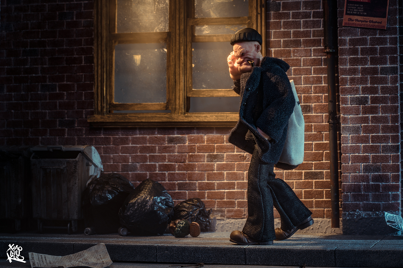 童年回忆，mezco 大力水手玩具摄影（图ZMTM4MDM4MzIw） - 风光摄影 - 站酷设计师玩具人小木原创素材 - 站酷ZCOOL