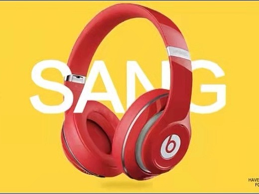 beats耳机banner海报