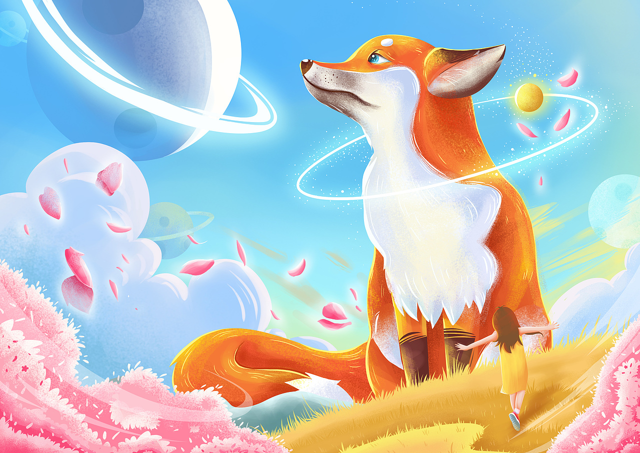 畅想|插画|创作习作|山狐小妖_原创作品-站酷zcool