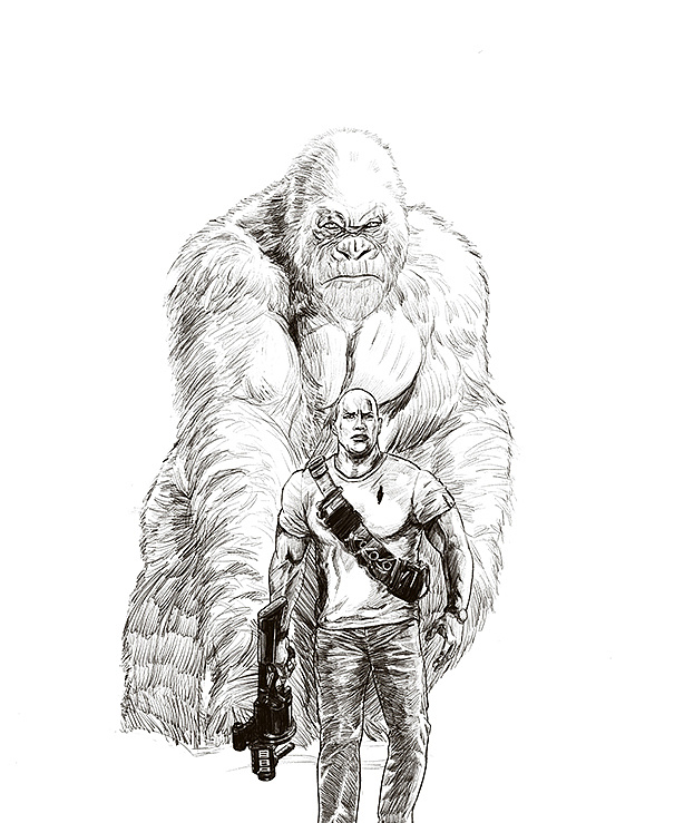 狂暴巨兽震撼来袭!画张海报助兴!