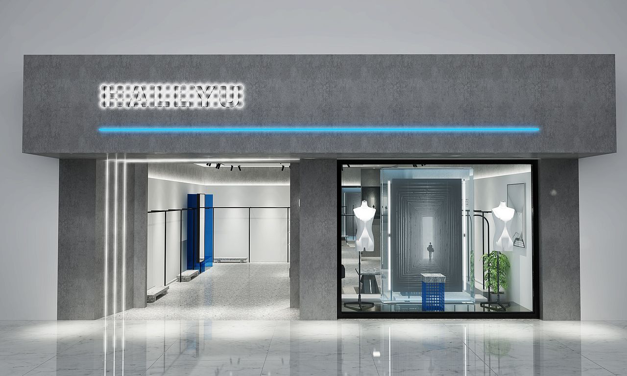 宏图设计机构男装店设计（图ZMTY5NTg1NDMy） - 展陈设计 - 站酷设计师空白设计研究室原创素材 - 站酷ZCOOL