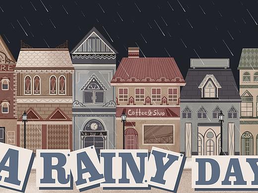 儿插-绘本-A Rainy Day（儿童英语）